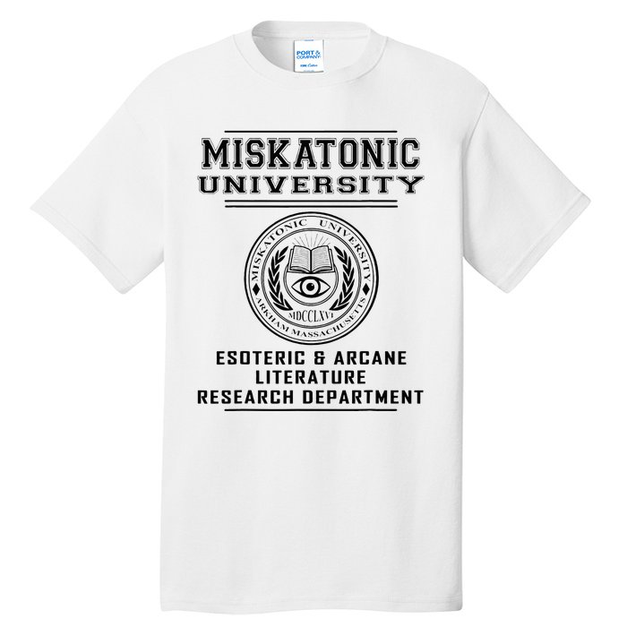 Miskatonic University Esoteric Literature Department Tall T-Shirt