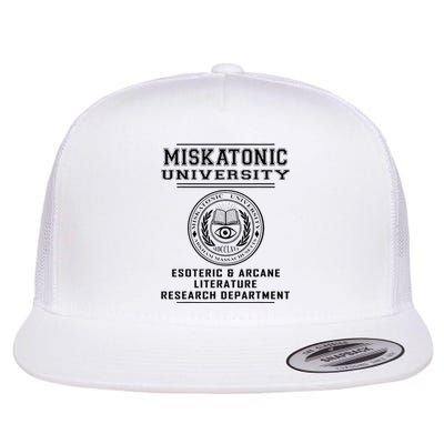 Miskatonic University Esoteric Literature Department Flat Bill Trucker Hat