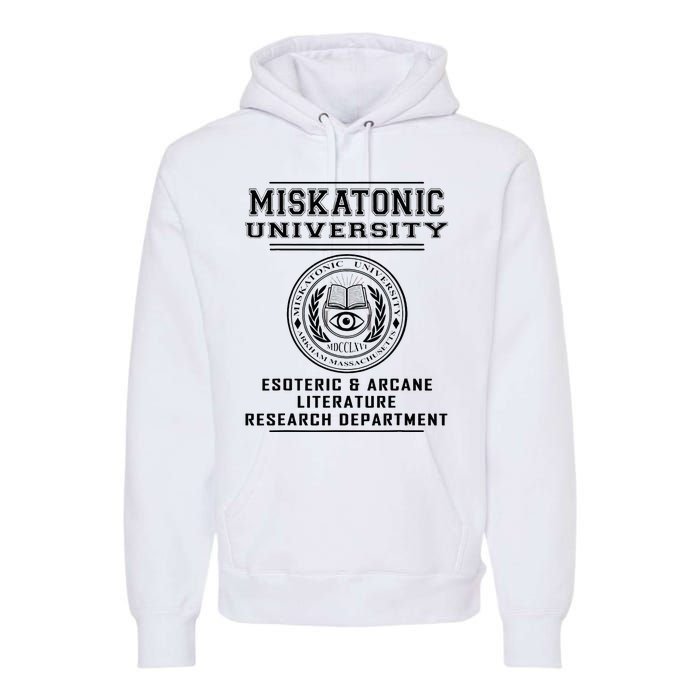 Miskatonic University Esoteric Literature Department Premium Hoodie