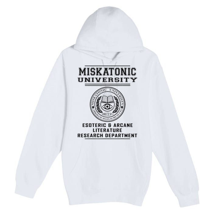 Miskatonic University Esoteric Literature Department Premium Pullover Hoodie