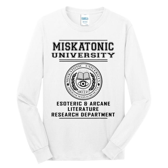 Miskatonic University Esoteric Literature Department Tall Long Sleeve T-Shirt