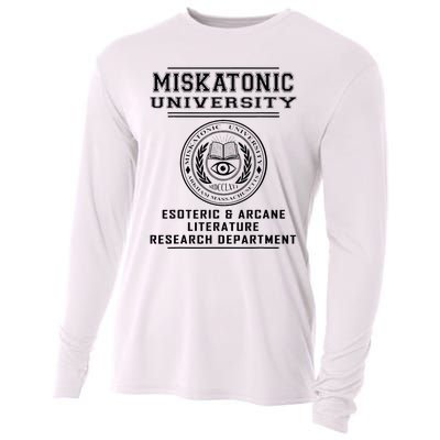 Miskatonic University Esoteric Literature Department Cooling Performance Long Sleeve Crew