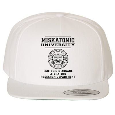 Miskatonic University Esoteric Literature Department Wool Snapback Cap