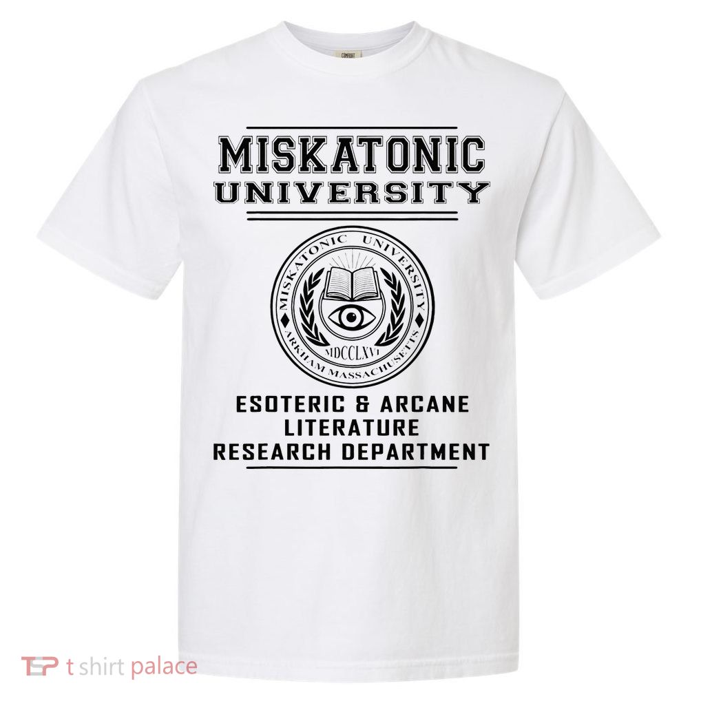 Miskatonic University Esoteric Literature Department Garment-Dyed Heavyweight T-Shirt