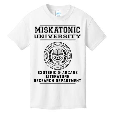 Miskatonic University Esoteric Literature Department Kids T-Shirt