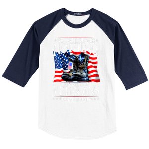 Military Us Flag We Owe Illegals Nothing Veterans Everything Gift Baseball Sleeve Shirt