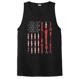 Mechanic USA Flag PosiCharge Competitor Tank