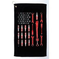 Mechanic USA Flag Golf Towel
