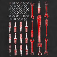 Mechanic USA Flag Golf Towel