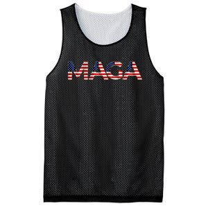 Maga Usa Flag Letters President Trump Mesh Reversible Basketball Jersey Tank