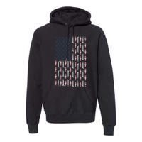 Mechanic USA Flag And Patriotic Mechanic Design Premium Hoodie