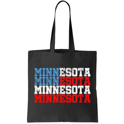 Minnesota Usa Flag Country Election 2024 Tote Bag