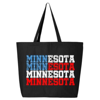 Minnesota Usa Flag Country Election 2024 25L Jumbo Tote