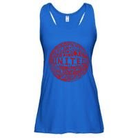 Manchester United Fc Gift Red Typography Football Print Meaningful Gift Ladies Essential Flowy Tank