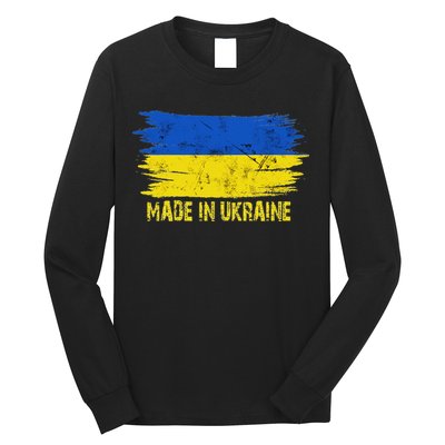 Made Ukraine Flag Ukrainian Proud In Ukraine Long Sleeve Shirt