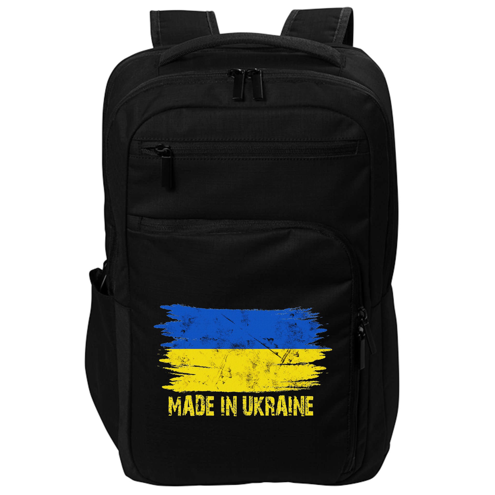 Made Ukraine Flag Ukrainian Proud In Ukraine Impact Tech Backpack