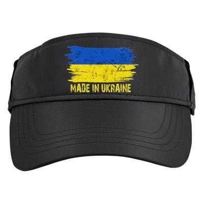 Made Ukraine Flag Ukrainian Proud In Ukraine Adult Drive Performance Visor