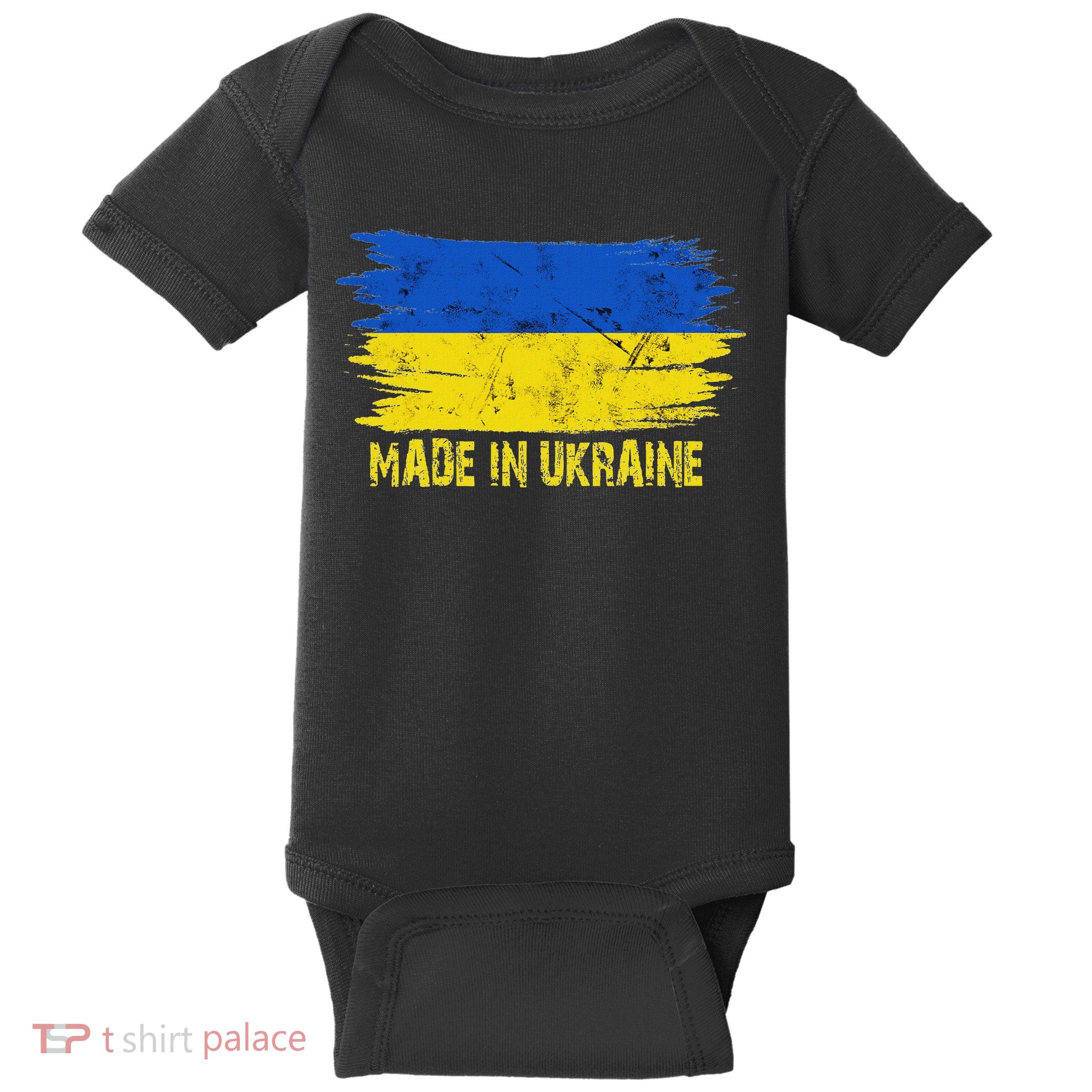 Made Ukraine Flag Ukrainian Proud In Ukraine Baby Bodysuit