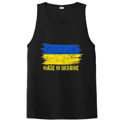 Made Ukraine Flag Ukrainian Proud In Ukraine PosiCharge Competitor Tank