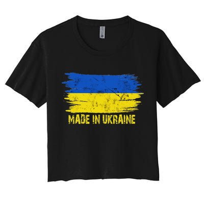 Made Ukraine Flag Ukrainian Proud In Ukraine Crop Top