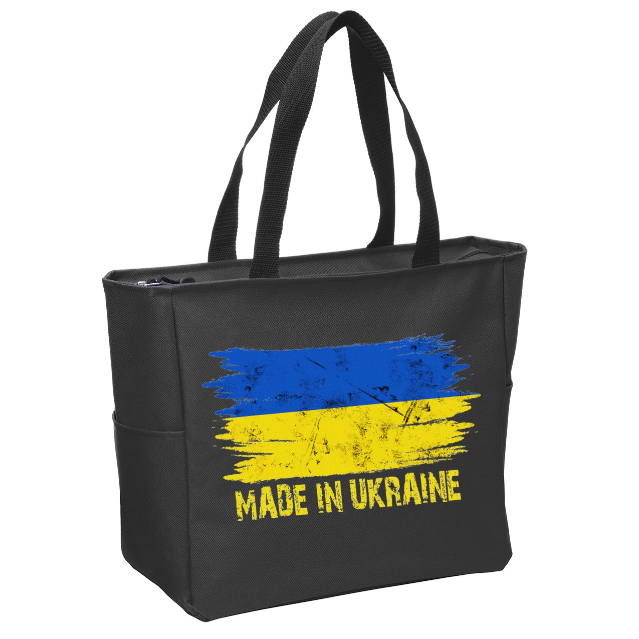 Made Ukraine Flag Ukrainian Proud In Ukraine Zip Tote Bag
