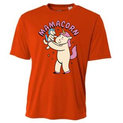 Mamacorn Unicorn Gift Cooling Performance Crew T-Shirt