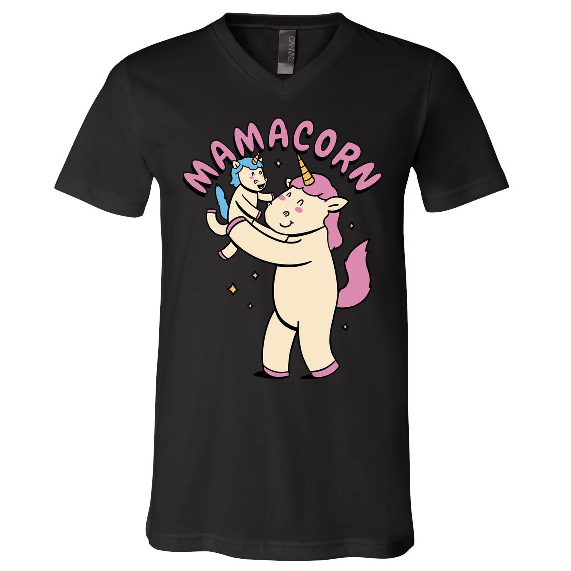 Mamacorn Unicorn Gift V-Neck T-Shirt