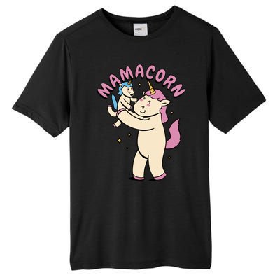 Mamacorn Unicorn Gift Tall Fusion ChromaSoft Performance T-Shirt