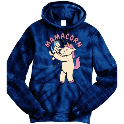 Mamacorn Unicorn Gift Tie Dye Hoodie