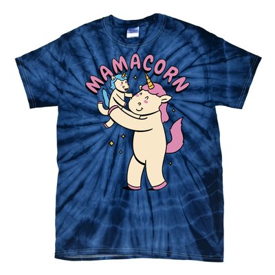 Mamacorn Unicorn Gift Tie-Dye T-Shirt