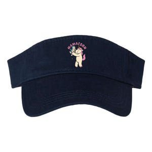 Mamacorn Unicorn Gift Valucap Bio-Washed Visor