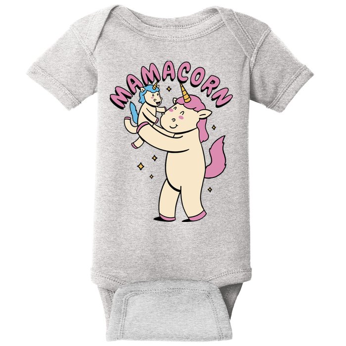 Mamacorn Unicorn Gift Baby Bodysuit