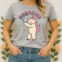 Mamacorn Unicorn Gift Womens T-Shirt