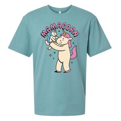 Mamacorn Unicorn Gift Sueded Cloud Jersey T-Shirt