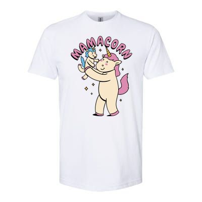 Mamacorn Unicorn Gift Softstyle CVC T-Shirt