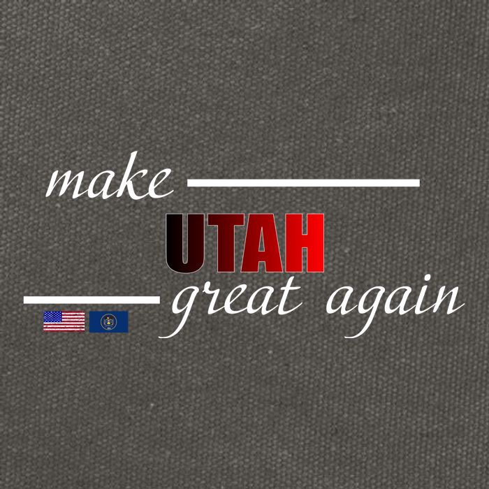 Make Utah Great Again Cotton Canvas Backpack