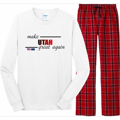 Make Utah Great Again Long Sleeve Pajama Set