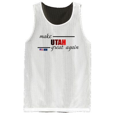 Make Utah Great Again Mesh Reversible Basketball Jersey Tank