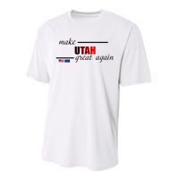 Make Utah Great Again Performance Sprint T-Shirt