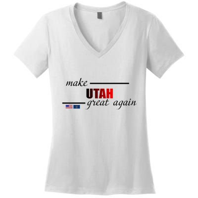 Make Utah Great Again Women's V-Neck T-Shirt