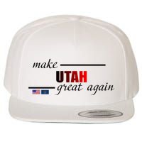 Make Utah Great Again Wool Snapback Cap