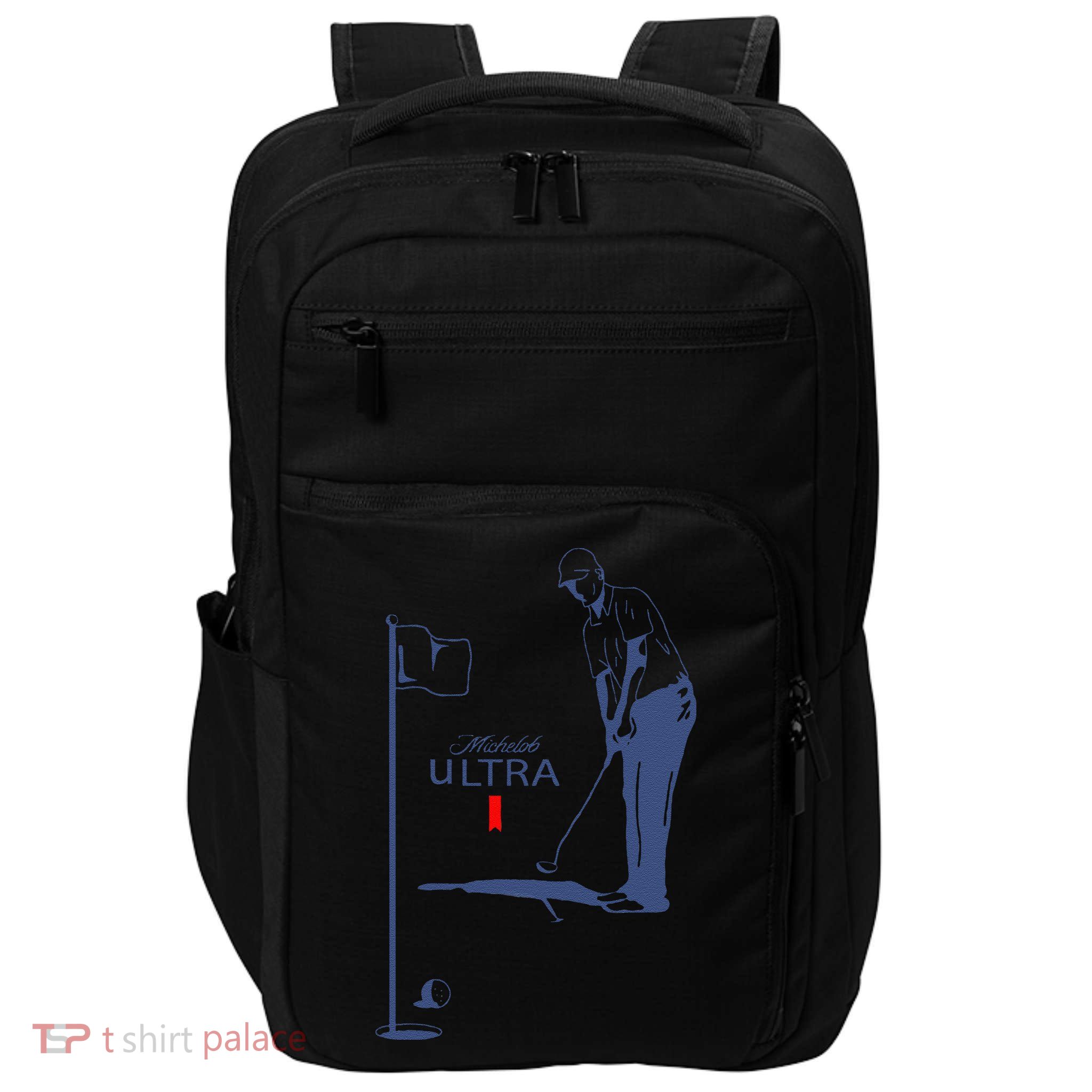 Michelob Ultra Golfing Dad  Beer Fatherhood Impact Tech Backpack