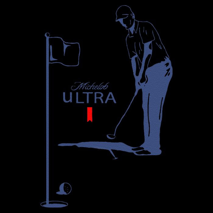 Michelob Ultra Golfing Dad  Beer Fatherhood 16 in Basic Backpack
