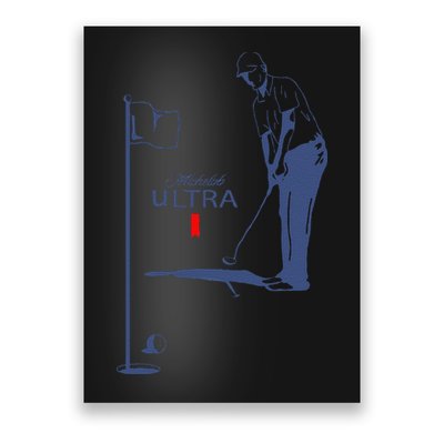 Michelob Ultra Golfing Dad  Beer Fatherhood Poster