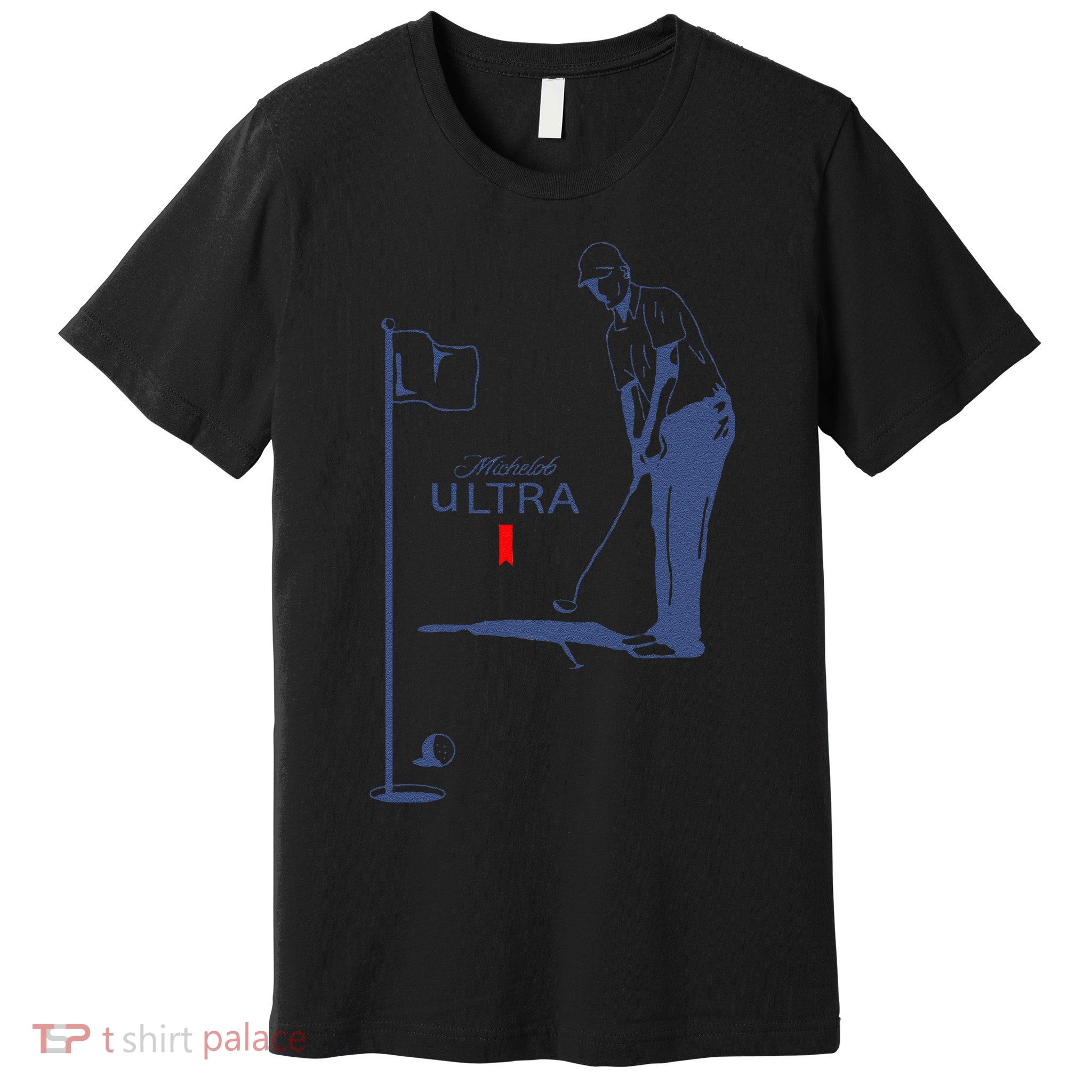 Michelob Ultra Golfing Dad  Beer Fatherhood Premium T-Shirt