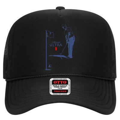 Michelob Ultra Golfing Dad  Beer Fatherhood Trucker Hat