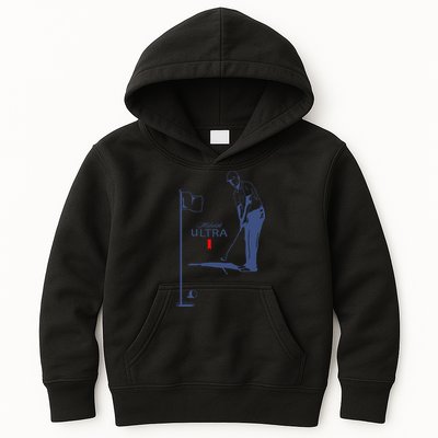 Michelob Ultra Golfing Dad  Beer Fatherhood Kids Hoodie