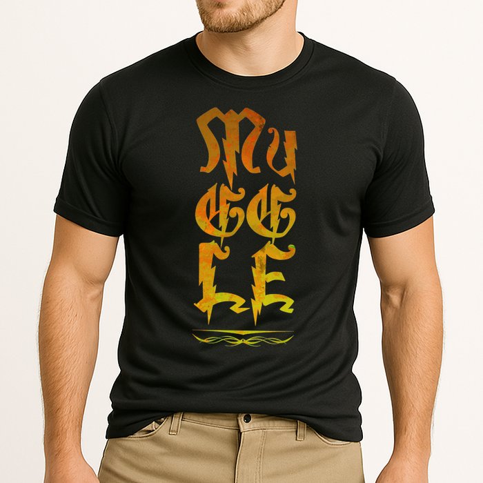 Muggle Distressed Logo Cooling Performance Crew T-Shirt