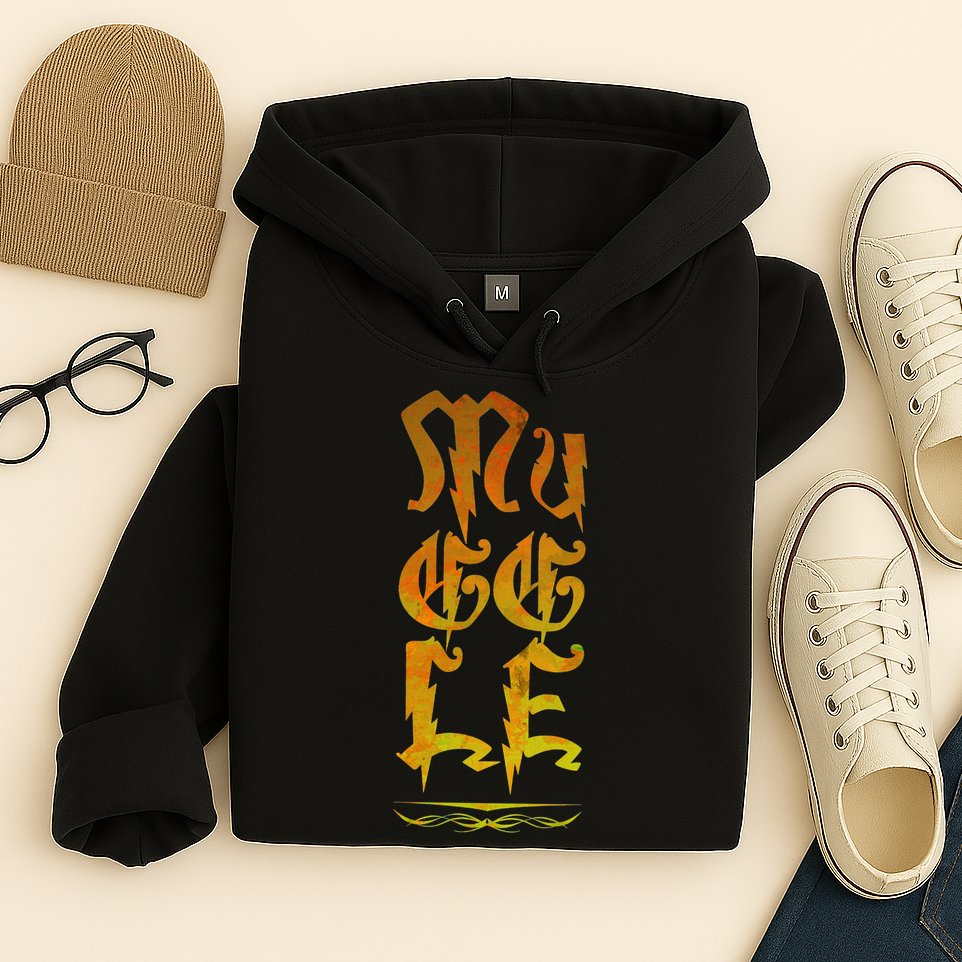 Muggle Distressed Logo Hoodie