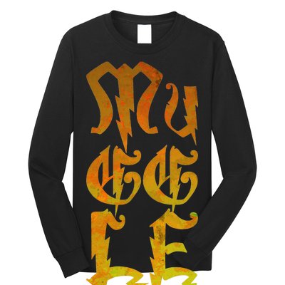 Muggle Distressed Logo Long Sleeve Shirt